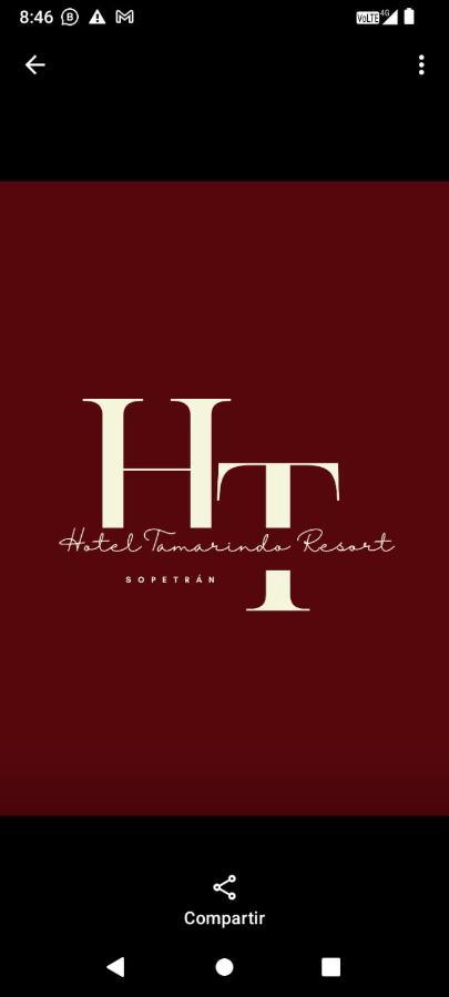Hotel Tamarindo Resort Sopetran Ngoại thất bức ảnh